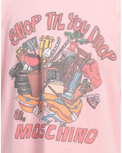 Moschino Pink T-shirt for men