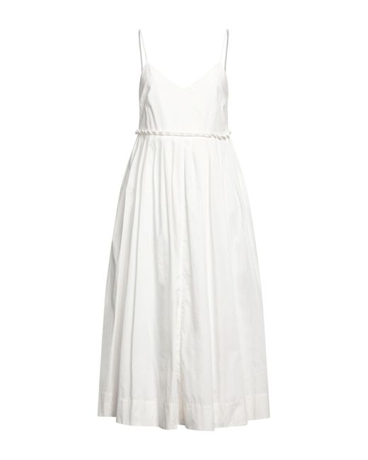 Three Graces London White Midi Dress