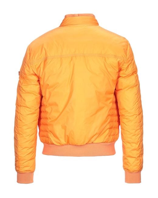 Peuterey Orange Puffers for men