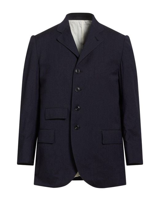 Nanamica Blue Midnight Blazer Wool, Polyester, Cotton for men