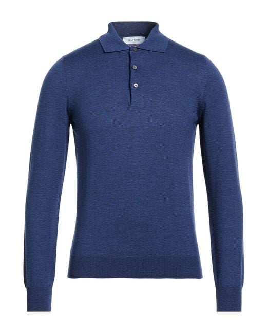 Pullover Gran Sasso de hombre de color Blue