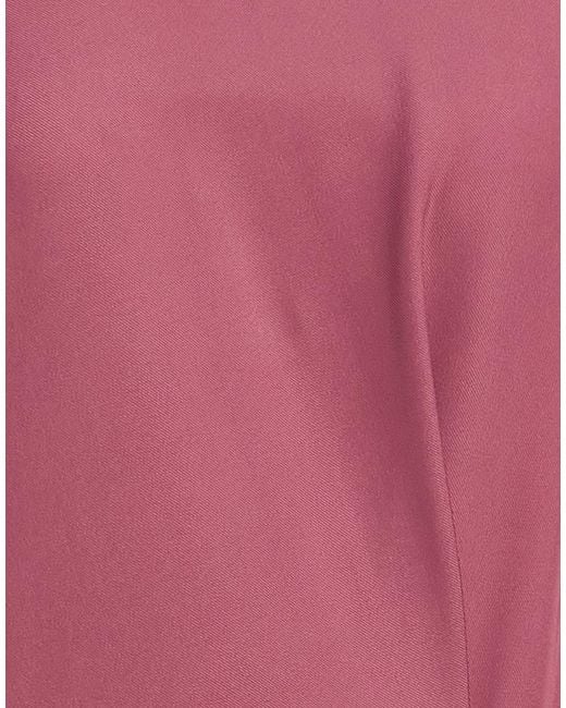 THE M.. Red Maxi Dress Polyester, Elastane