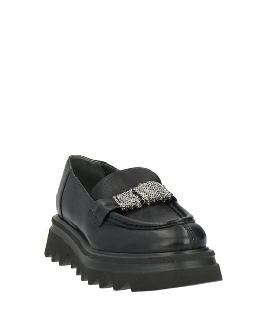 FRU.IT Black Loafers Leather