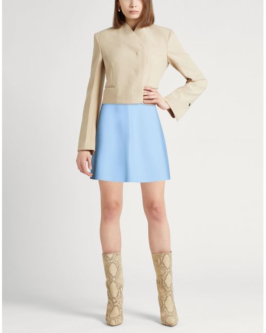 Theory Blue Mini Skirts