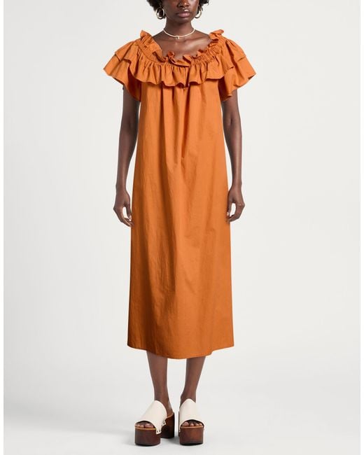 Vestito Midi di MEIMEIJ in Orange