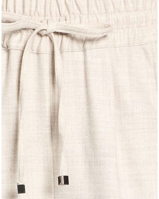 Kiton Natural Pants Virgin Wool, Elastane