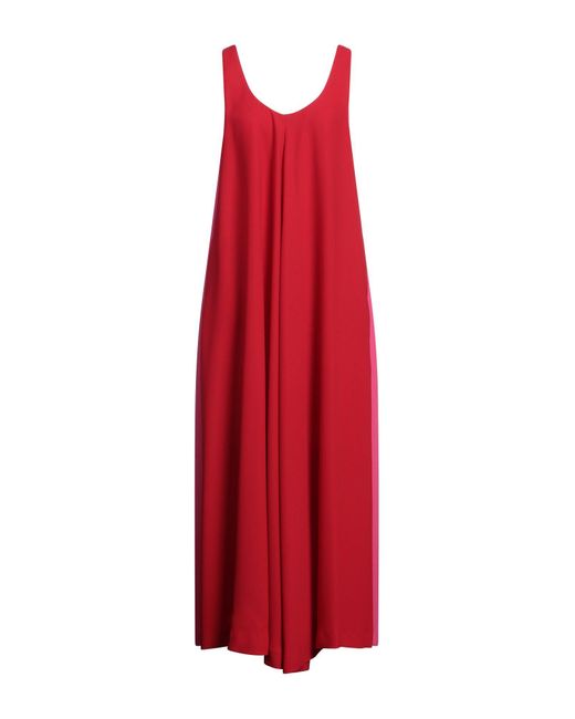 Manila Grace Red Maxi-Kleid