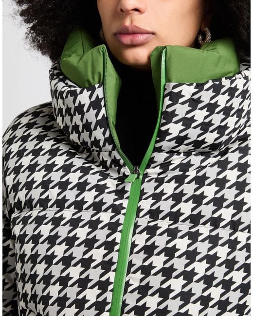 Herno Black Puffer Polyester, Polyurethane, Ptfe
