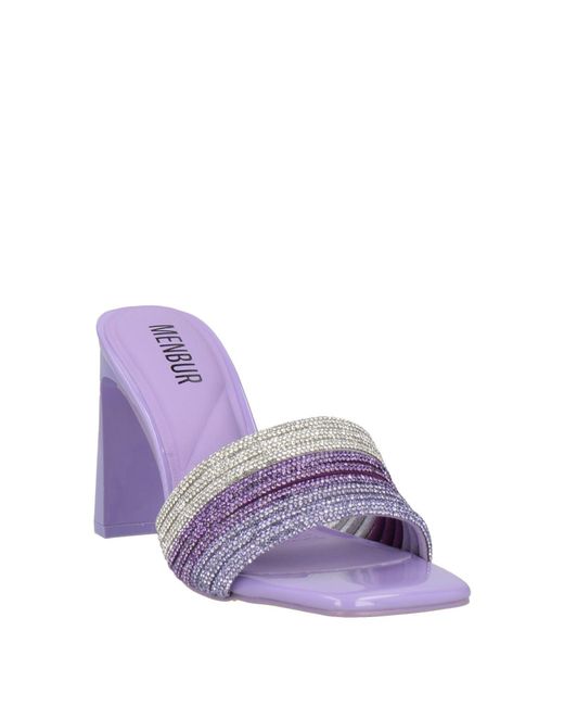 Menbur Purple Sandals