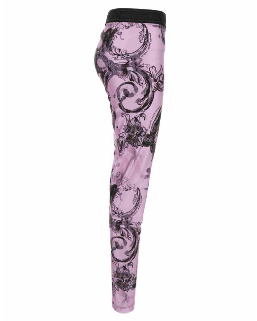 Leggings Versace en coloris Purple