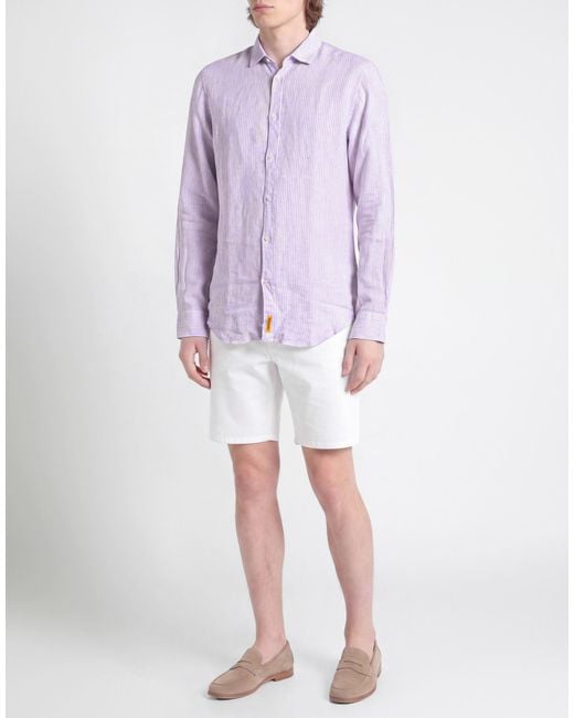B.D. Baggies Purple Lilac Shirt Linen for men