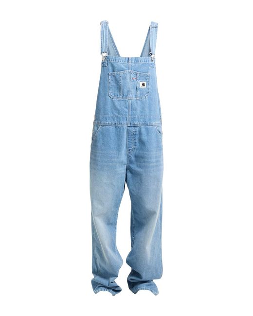 Carhartt Blue Overalls Cotton