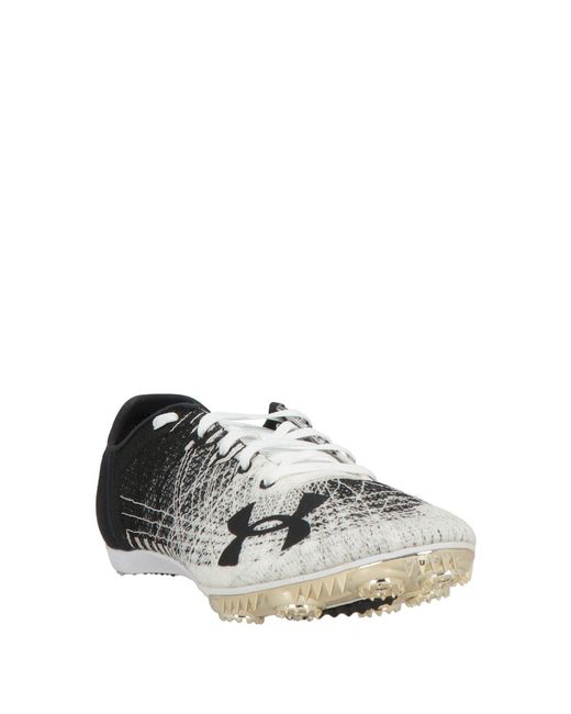 Under Armour White Sneakers Textile Fibers for men