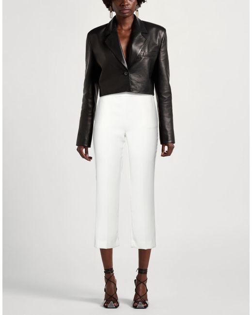Marella White Pants Polyester