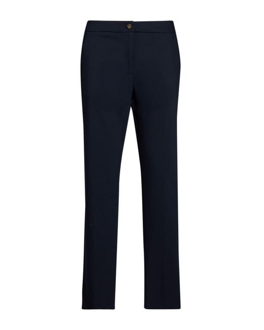 Elena Miro Blue Midnight Pants Cotton, Polyamide, Elastane
