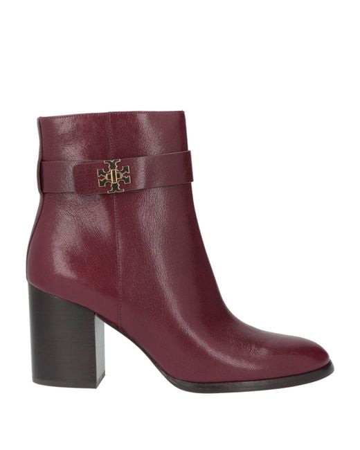 Tory Burch Purple Ankle Boots