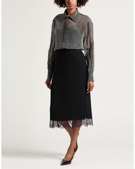Vince Black Midi Skirt