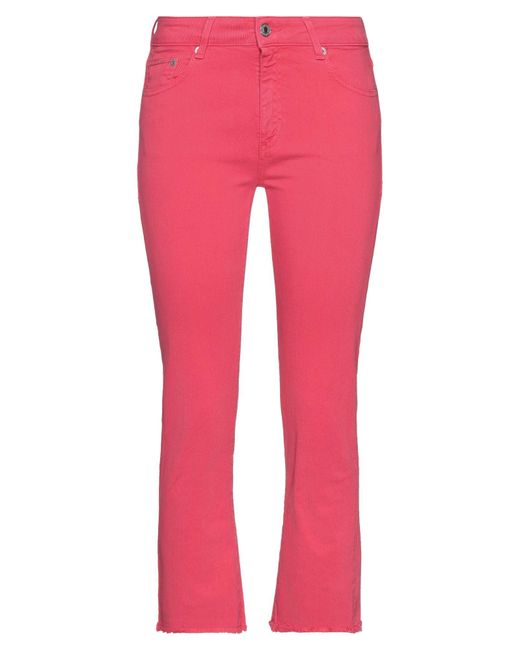 Care Label Pink Coral Jeans Cotton, Elastane