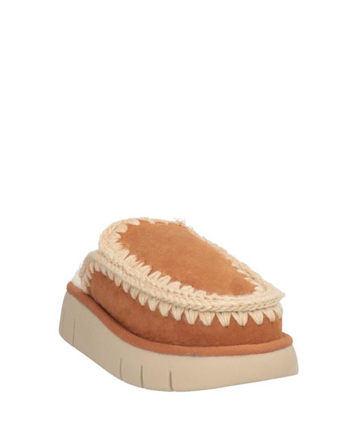 Mou Brown Mules & Clogs