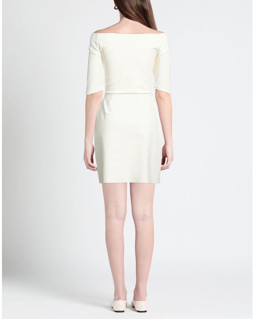 La Petite Robe Di Chiara Boni White Mini Dress