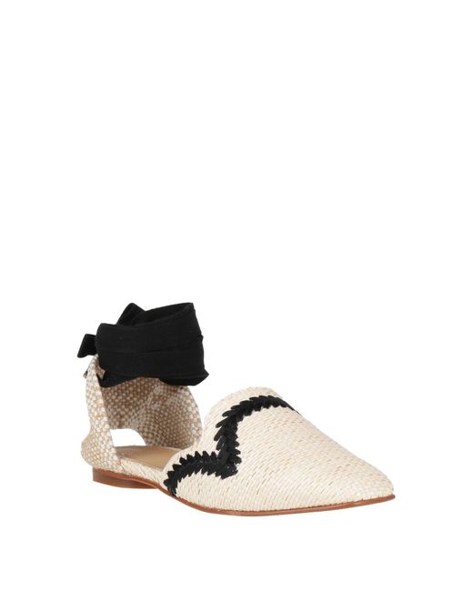 Castaner Black Ballet Flats