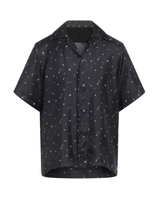 Salvatore Santoro Black Shirt for men