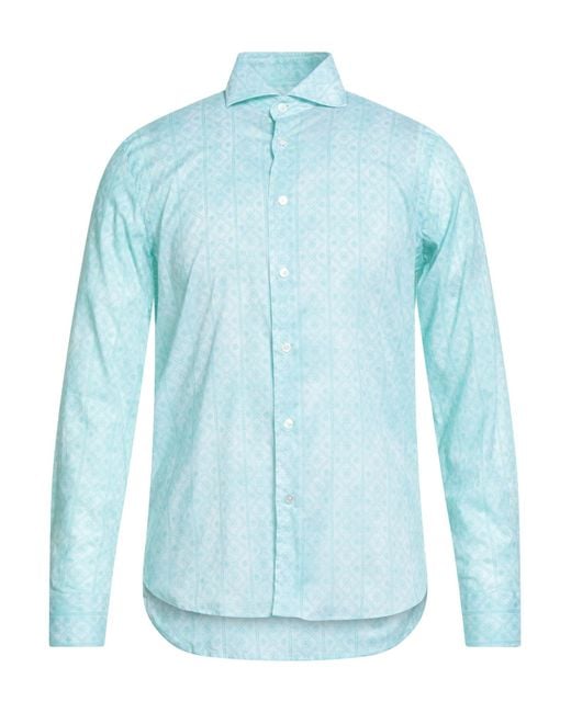 Fedeli Blue Shirt for men