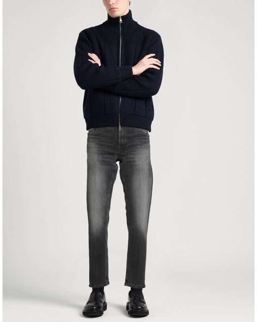 PT Torino Gray Jeans Cotton, Elastane for men