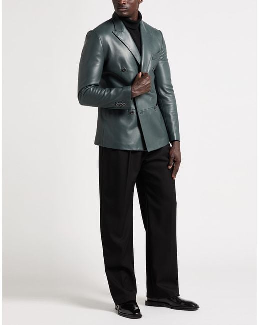 Dolce & Gabbana Black Blazer Lambskin for men
