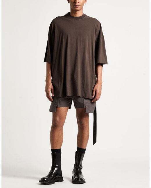 Rick Owens Brown T-Shirt for men