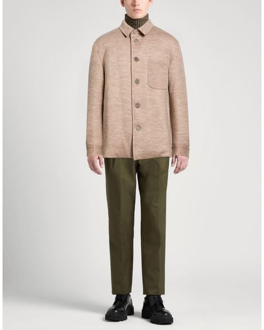 Hevò Natural Jacket Virgin Wool, Polyester for men