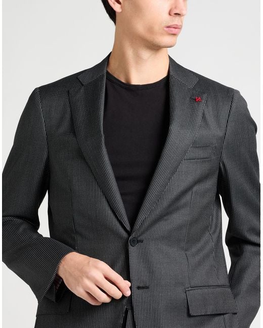 Traje Isaia de hombre de color Black