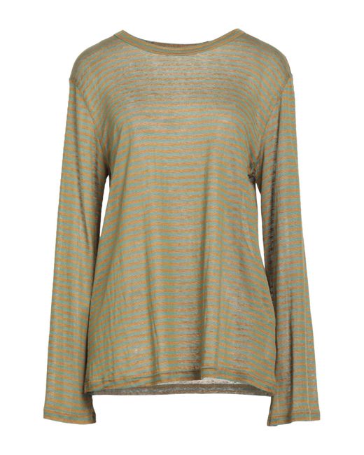 Maliparmi Green T-Shirt Linen, Viscose