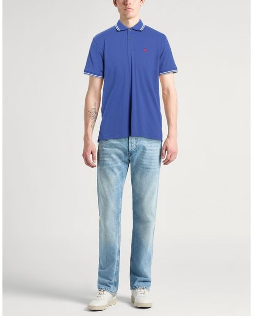 Peuterey Blue Polo Shirt for men
