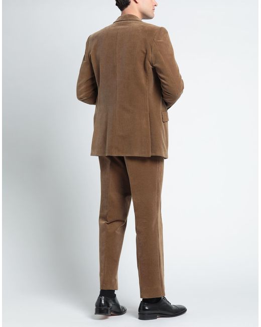 Lubiam Brown Suit for men