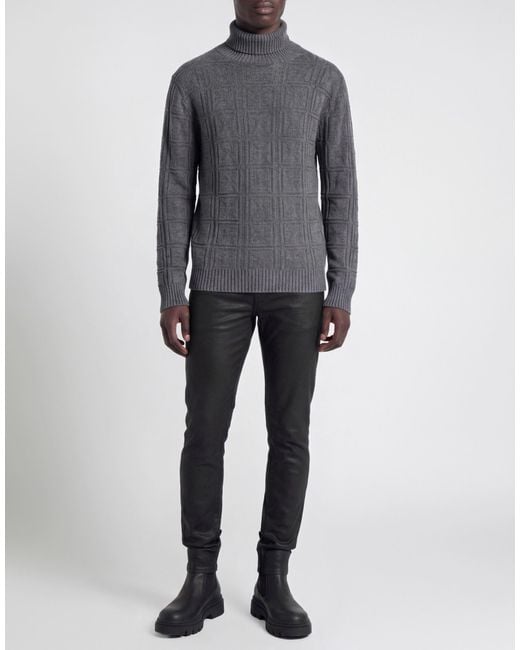 Richmond X Gray Turtleneck Nylon, Viscose, Wool, Cashmere for men