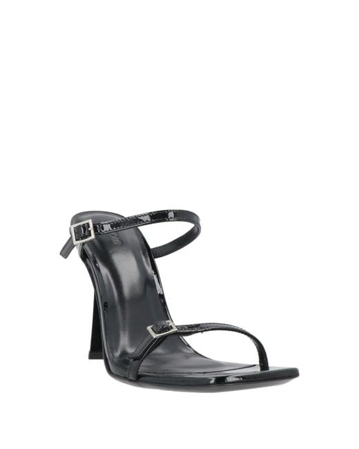 By Far Black Sandals
