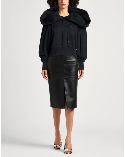 Nina Ricci Black Sweatshirt Cotton