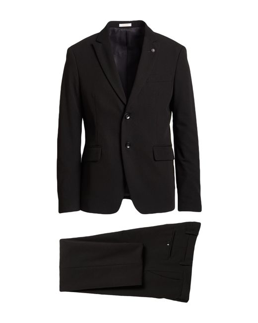 Officina 36 Black Suits for men