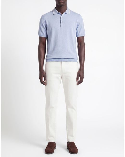 Polo Aspesi pour homme en coloris Blue