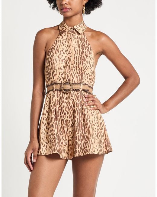 Zimmermann Natural Playsuit