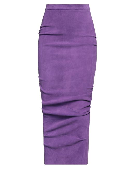 LAQUAN SMITH Purple Maxi Skirt