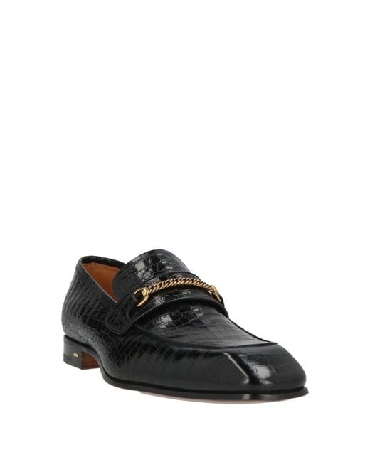 Tom Ford Black Loafers Calfskin for men
