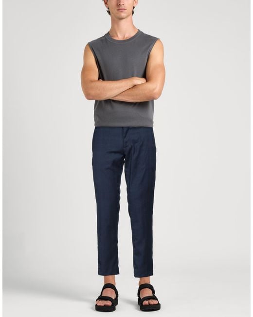Daniele Alessandrini Blue Trouser for men