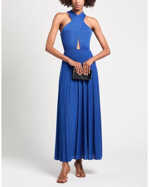 SOLOTRE Blue Maxi Dress