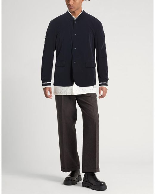 ARMANI EXCHANGE Blue Jackets for men