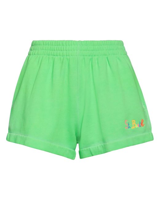 Mc2 Saint Barth Green Shorts & Bermuda Shorts