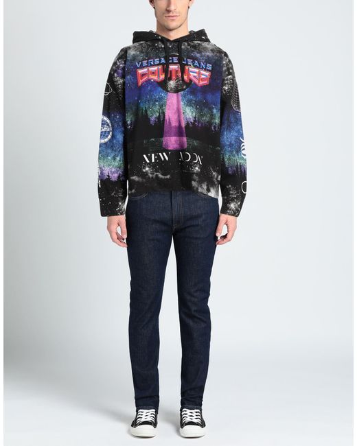 Versace Jeans Couture Gray Sweatshirt Cotton for men