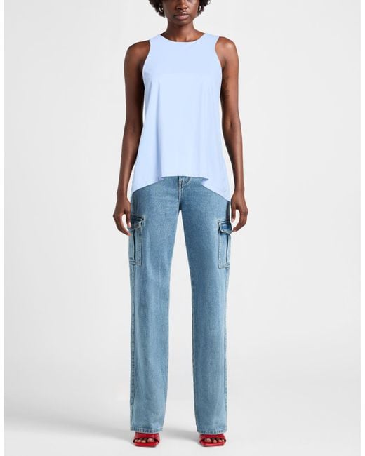 Rrd Blue Tank Tops