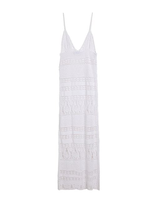 DSquared² White Maxi-Kleid
